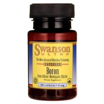 Swanson Boron from Albion Boroganic Glycine (Bor glycinát), 6 mg, 60 kapslí (87614210285)