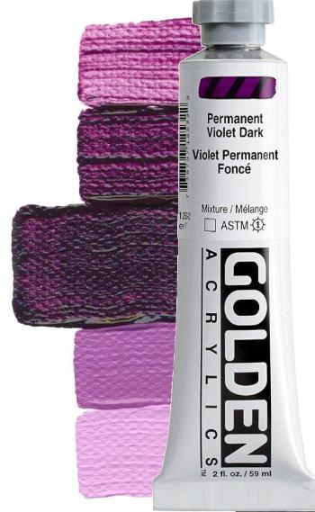 Golden Artist Colors Heavy Body Akrylová barva Permanent Violet Dark 59 ml 1 ks