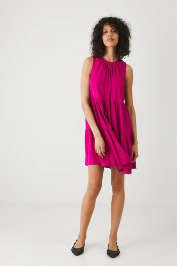 Šaty Medicine ružová farba, mini, oversize