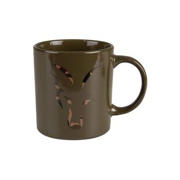 Fox Hrnek Green And Camo Head Ceramic Mug