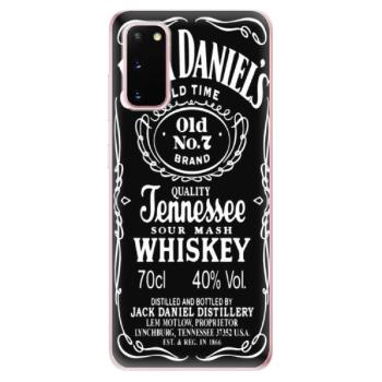 Odolné silikonové pouzdro iSaprio - Jack Daniels - Samsung Galaxy S20