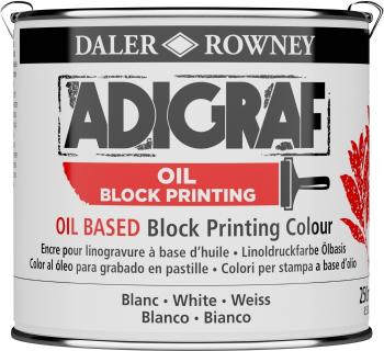 Daler Rowney Adigraf Block Printing Oil Barva na linoryt White 250 ml