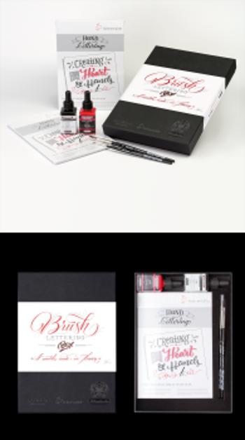 Sada Brush Lettering Box pro kaligrafii