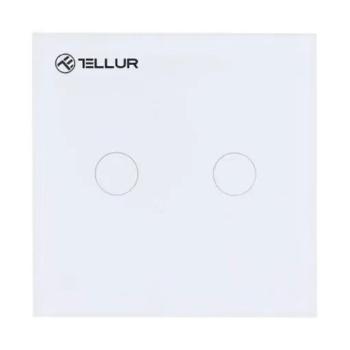 Tellur WiFi Smart Spínač, 2 porty, 1800 W, 10 A., bílý