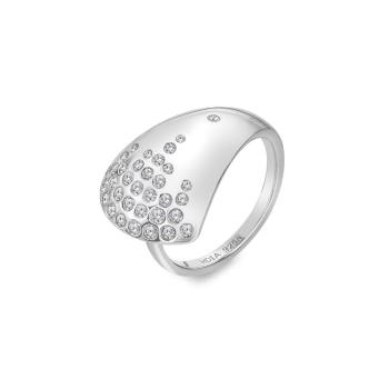 Hot Diamonds Elegantní prsten s diamantem a topazy Spritz DR295 51 mm