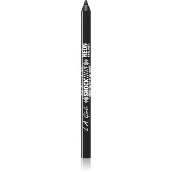 L.A. Girl Cosmetics Shockwave gelové oční linky odstín Blackout 1.2 g