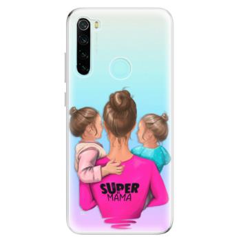 Odolné silikonové pouzdro iSaprio - Super Mama - Two Girls - Xiaomi Redmi Note 8