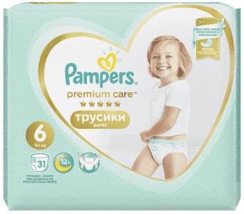 PAMPERS Nohavičky plienkové Premium Care Pants 6 EXTRA LARGE 16kg+ 31ks