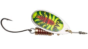 Dam třpytka effzett spinner with single hooks sinking firetiger uv - velikost 2 hmotnost 4 g