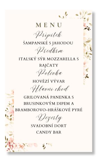 Personal Menu - Spring time Zvolte množství: od 61 ks a víc