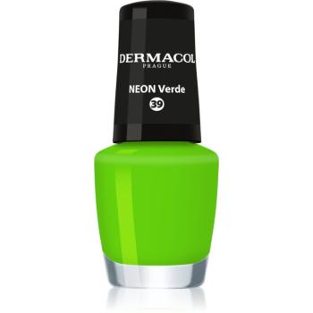 Dermacol Neon neonový lak na nehty odstín 39 Verde 5 ml