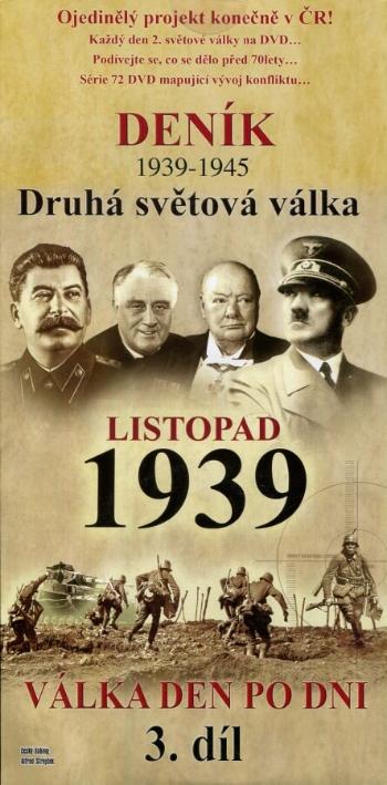 Deník 2. světové války (3. díl) - listopad 1939 (DVD) (papírový obal)