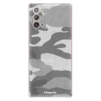 Odolné silikonové pouzdro iSaprio - Gray Camuflage 02 - Samsung Galaxy Note 20