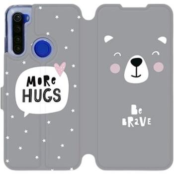 Flipové pouzdro na mobil Xiaomi Redmi Note 8T - MH06P Be brave - more hugs (5903516116690)