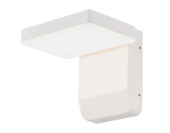 LED Solution Bílé fasádní LED svítidlo čtvercové 17W IP65 Barva světla: Denní bílá 2943