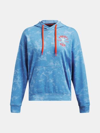 Under Armour Project Rock Terry Underground Hoodie Mikina Modrá