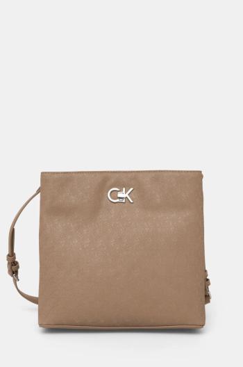 Kabelka Calvin Klein hnědá barva, K60K613137