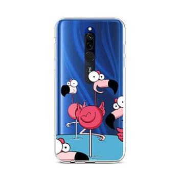 TopQ Xiaomi Redmi 8 silikon Cartoon Flamingos 48213 (Sun-48213)