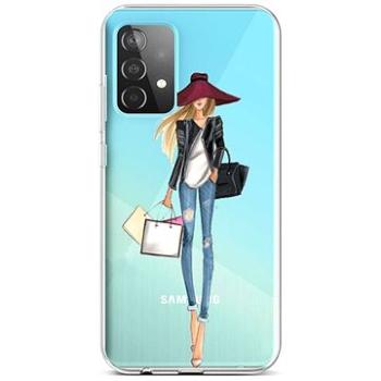 TopQ Samsung A52 silikon Lady 2 57413 (Sun-57413)