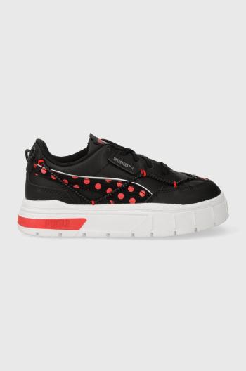 Dětské sneakers boty Puma Mayze Stack Miraculous PS černá barva