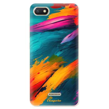 Odolné silikonové pouzdro iSaprio - Blue Paint - Xiaomi Redmi 6A