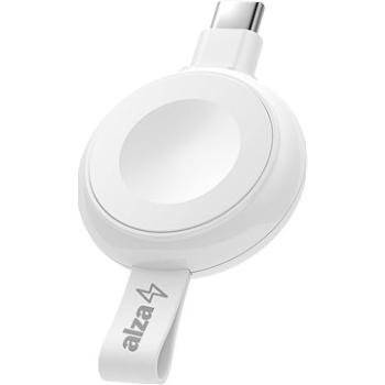 AlzaPower Wireless MFi Watch charger 120 USB-C bílá (APW-CCWFA120CW)