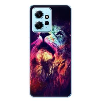 Odolné silikonové pouzdro iSaprio - Lion in Colors - Xiaomi Redmi Note 12 5G