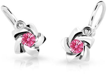 Cutie Jewellery Dětské náušnice s designem růžiček C2201-10-X-2 fuchsiová