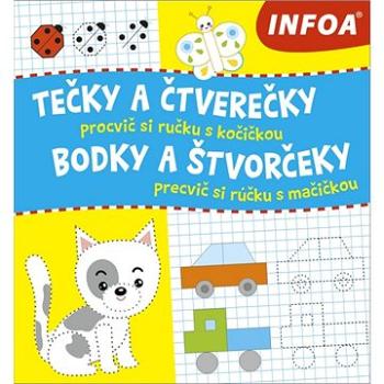 Tečky a čtverečky/Bodky a štvorčeky: procvič si ručku s kočičkou/precvič si rúčku s mačičkou (8594184924082)