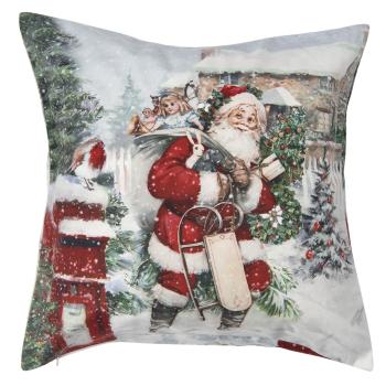 Povlak na polštář Santa - 45*45 cm KT021.282