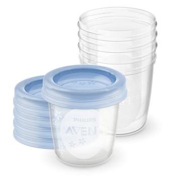 Philips Avent sada Via pohárků s víčkem 5 ks bílá 180 ml