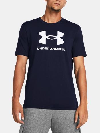 Under Armour UA Sportstyle Logo Update SS Triko Modrá