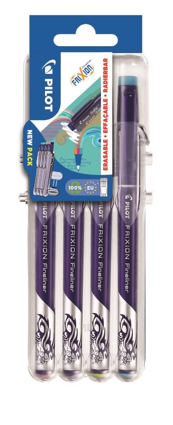 Liner PILOT FriXion Fineliner Set2GO 4 színű PASTEL