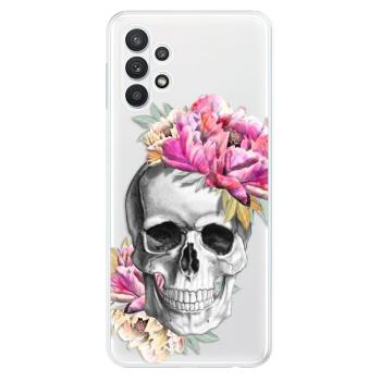 Odolné silikonové pouzdro iSaprio - Pretty Skull - Samsung Galaxy A32