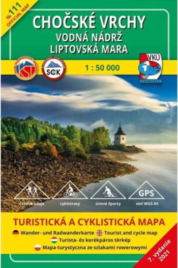 TM 111 Chočské vrchy - vodná nádrž Liptovská Mara 1: 50 000