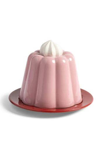 &k amsterdam fedeles tányér Cloche pudding 14 x 17 cm