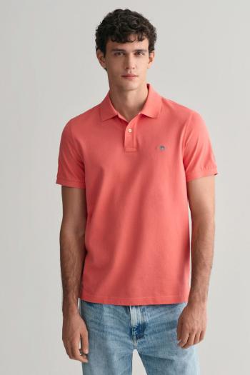 POLOKOŠILE GANT REG SHIELD SS PIQUE POLO SUNSET PINK