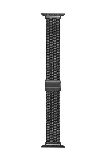 Řemínek pro apple watch Daniel Wellington Smart Watch Mesh strap šedá barva