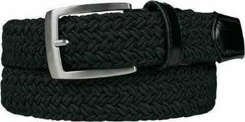 Alberto Basic Braided Mens Black 90 cm Pásek