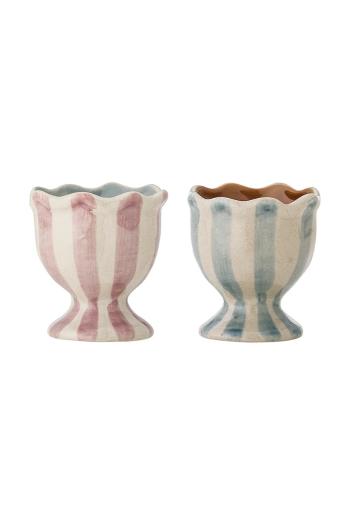 Bloomingville lágytojás pohár Willa 5 x 5 cm 2 db