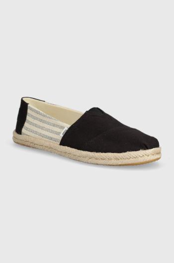 Espadrilky Toms Alpargata Rope černá barva, 10019904