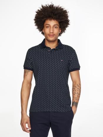 Tommy Hilfiger pánské modré polo triko Micro