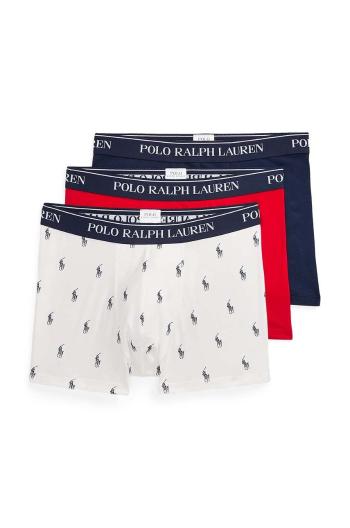 Boxerky Polo Ralph Lauren 3-pack pánské, šedá barva, 714830299