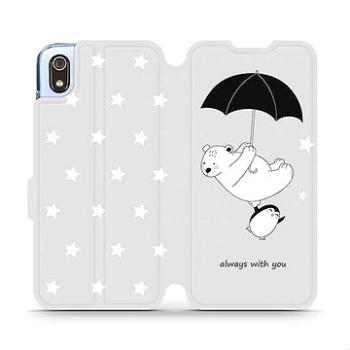 Flipové pouzdro na mobil Xiaomi Redmi 7A - MH08P Méďa a tučňák - always with you (5903226939473)