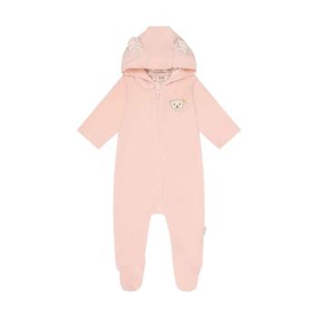 Steiff Romper s dlouhými rukávy silver pink