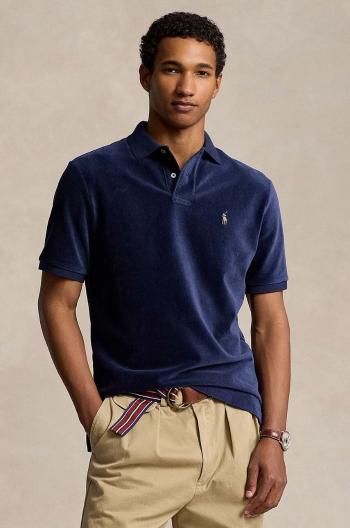 Polo tričko Ralph Lauren tmavomodrá barva, 710909633