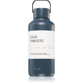 Equa Timeless fľaša na vodu z nehrdzavejúcej ocele malá farba Navy 600 ml