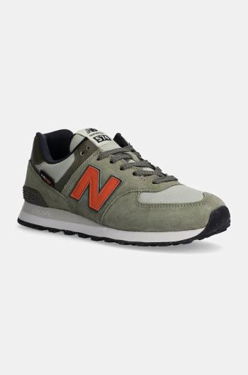 Sneakers boty New Balance 574 zelená barva, U574SOC