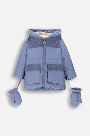 Dětská bunda Coccodrillo modrá barva, OUTERWEAR BOY NEWBORN