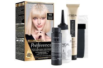 Loréal Paris Preference 102 velmi světlá blond duhová